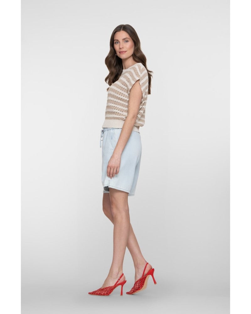 Shorts elastic waist Blauw Shorts elastic waist Blauw
