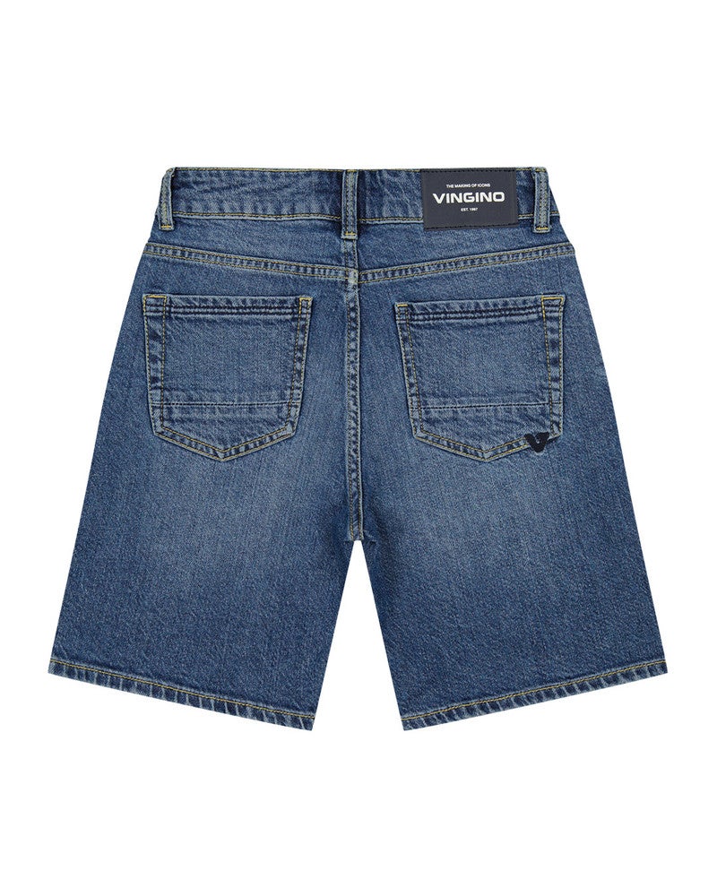 Cipriano Jeans Short Donker Blauw Cipriano Jeans Short Donker Blauw