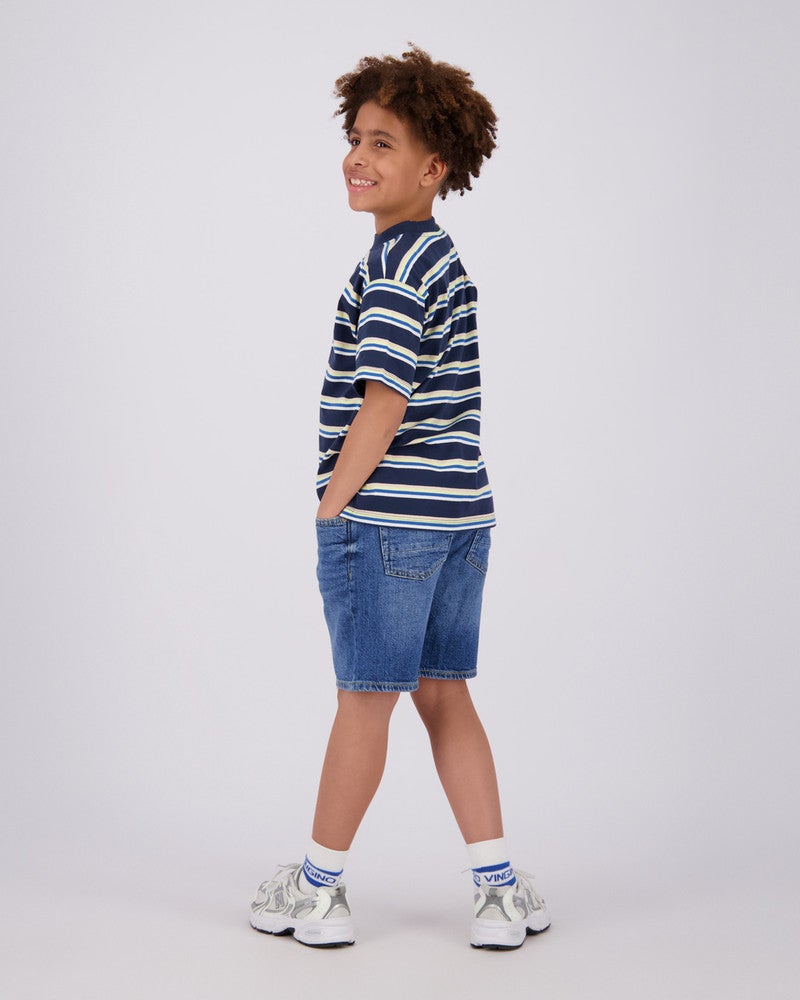 Cipriano Jeans Short Donker Blauw Cipriano Jeans Short Donker Blauw