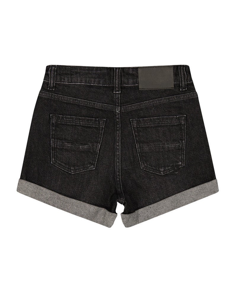 Donalie Jeans Short Zwart 1 Donalie Jeans Short Zwart 1