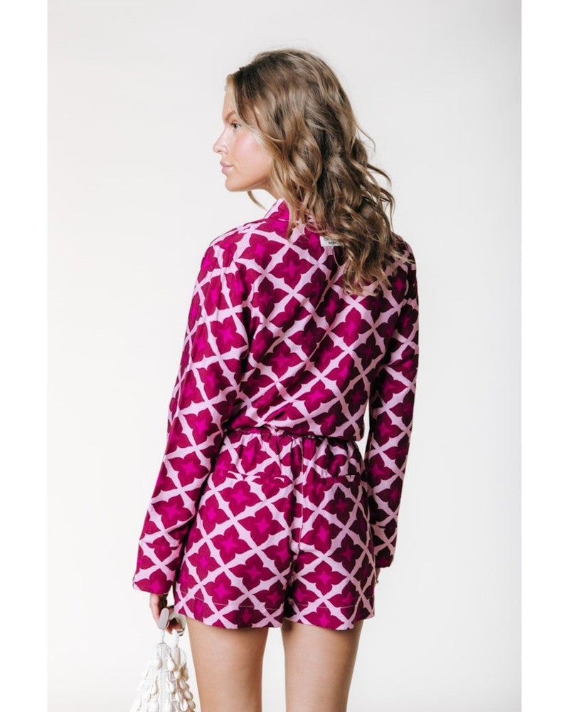 Linny Geo Short Roze Linny Geo Short Roze