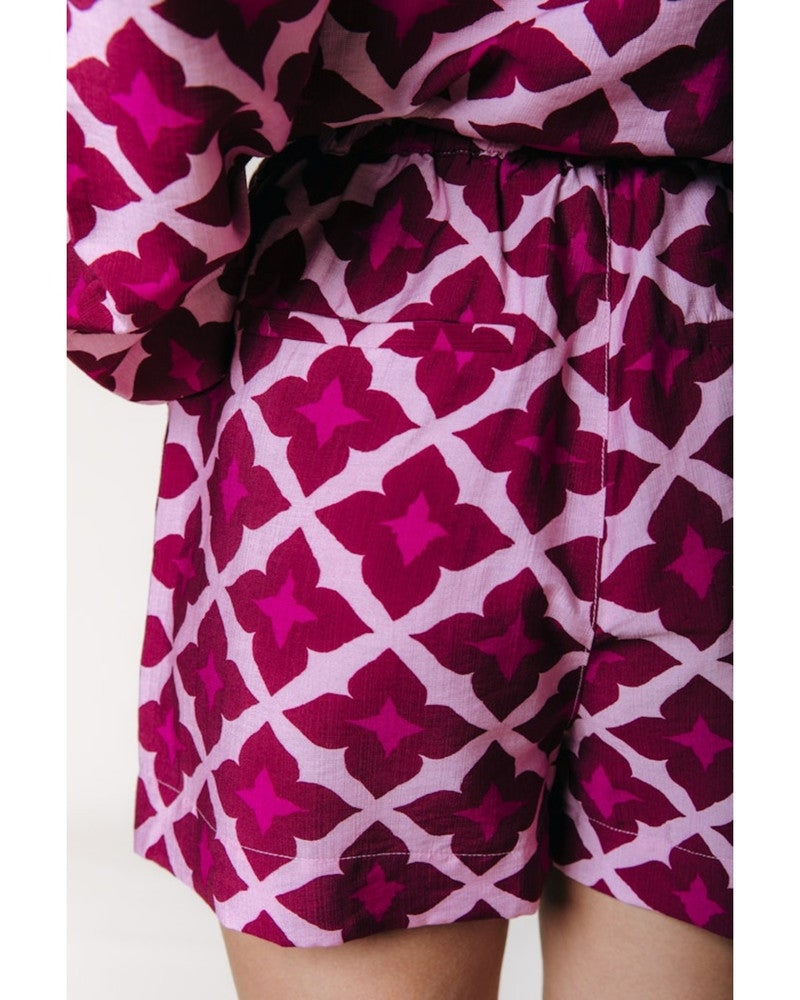 Linny Geo Short Roze Linny Geo Short Roze