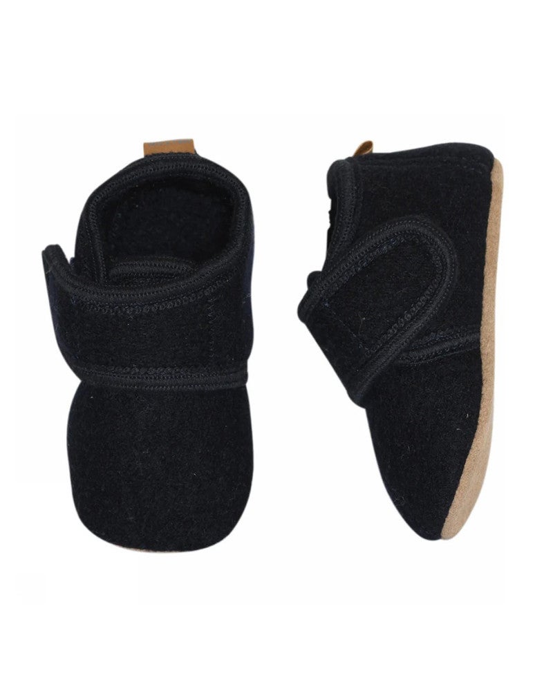 Melton Classic Wool Slippers Donker Blauw Melton Classic Wool Slippers Donker Blauw