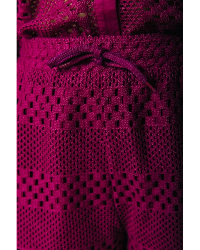 Norah Crochet Short Bordeaux Norah Crochet Short Bordeaux