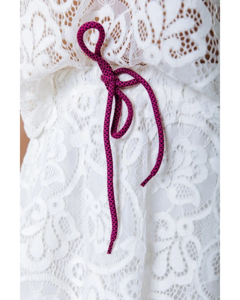 Bonny Lace Balloon Skirt Off White Bonny Lace Balloon Skirt Off White