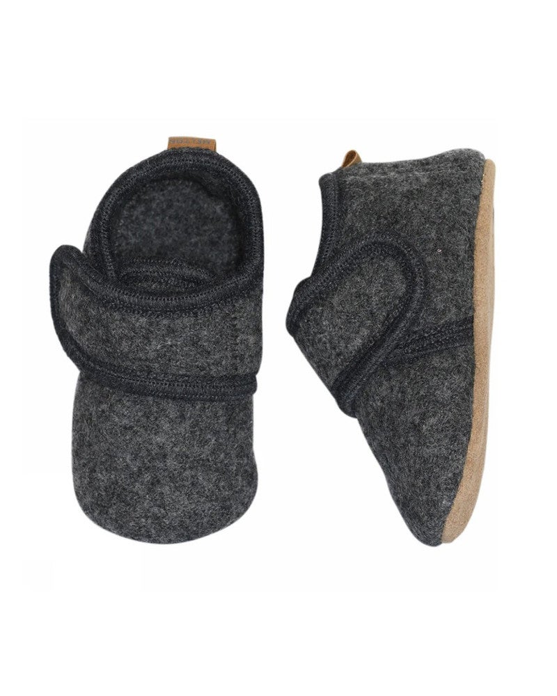 Melton Classic Wool Slippers Antraciet Melton Classic Wool Slippers Antraciet