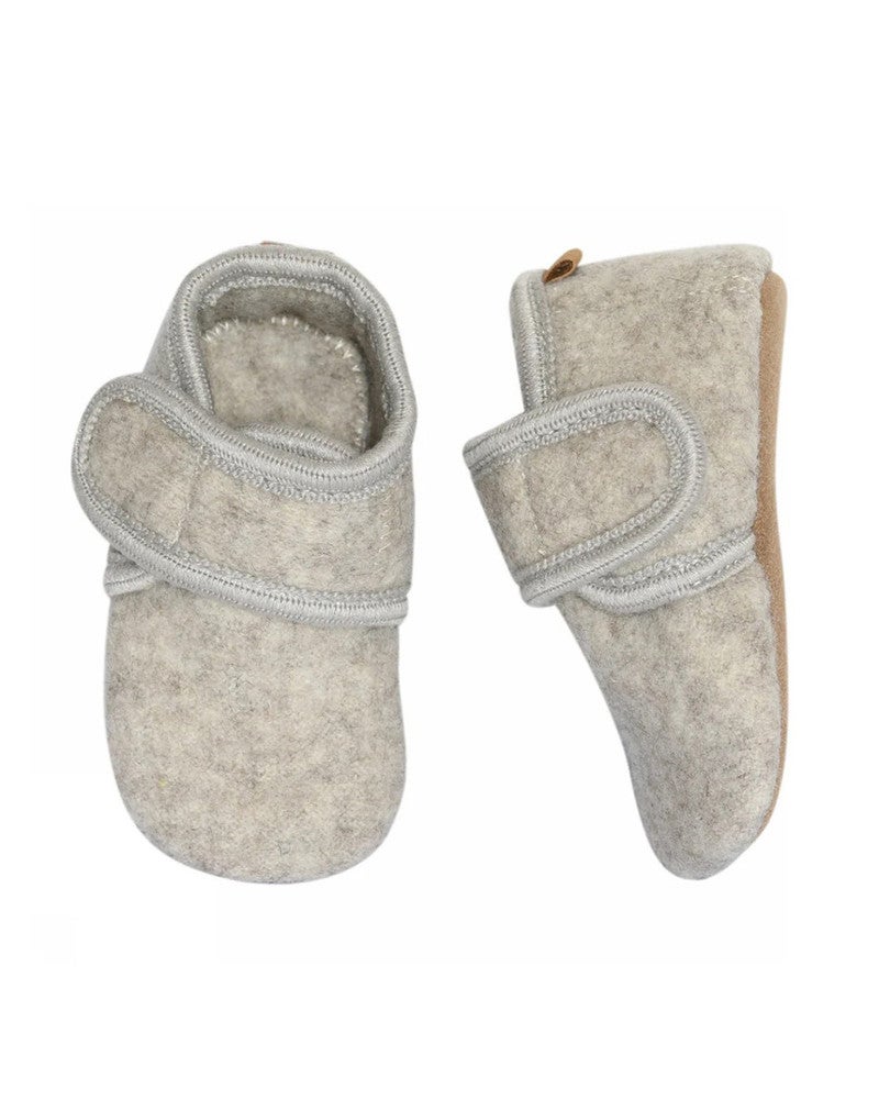 Melton Classic Wool Slippers Beige Melton Classic Wool Slippers Beige