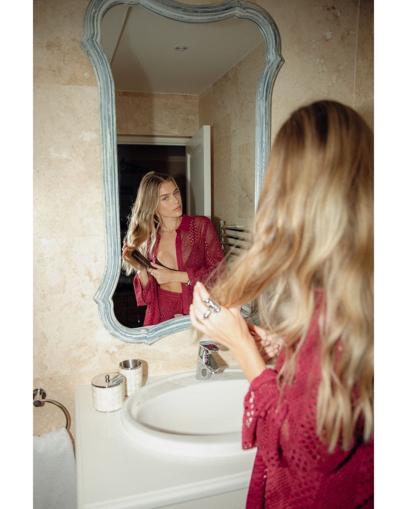 Lexi Crochet Blouse Bordeaux Lexi Crochet Blouse Bordeaux