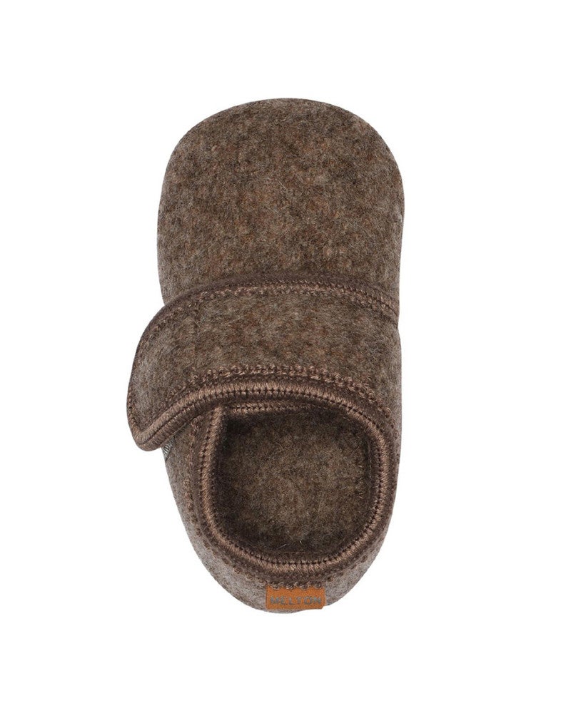 Melton Classic Wool Slippers Bruin 1 Melton Classic Wool Slippers Bruin 1