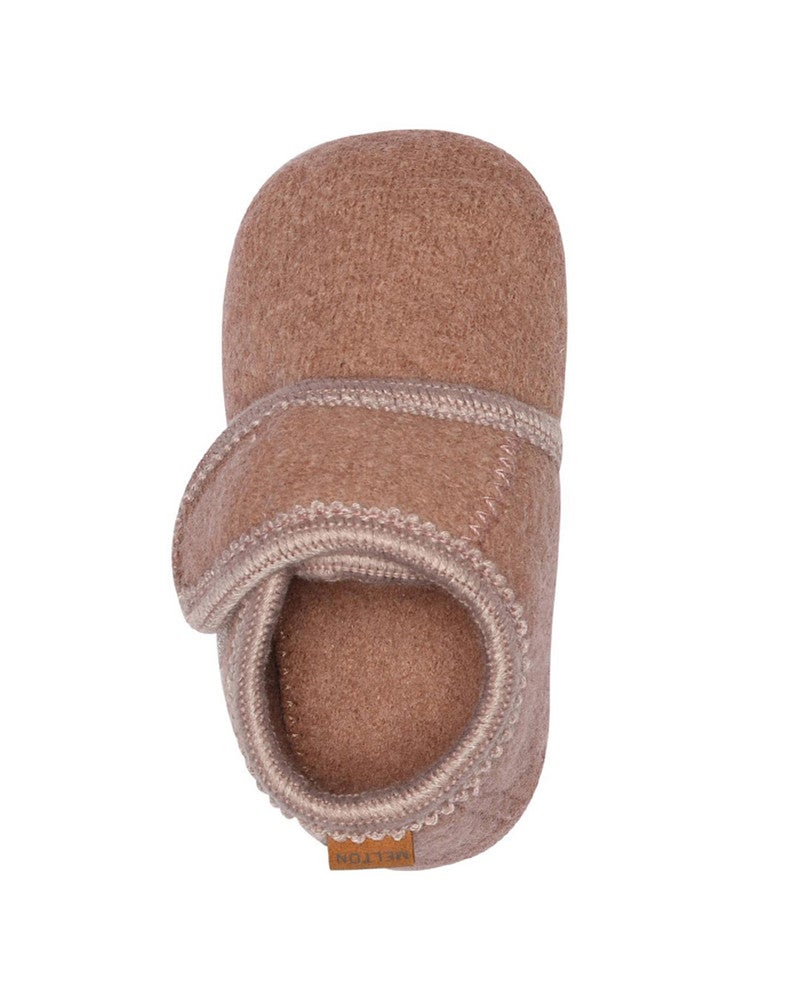 Melton Classic Wool Slippers Roze Melton Classic Wool Slippers Roze
