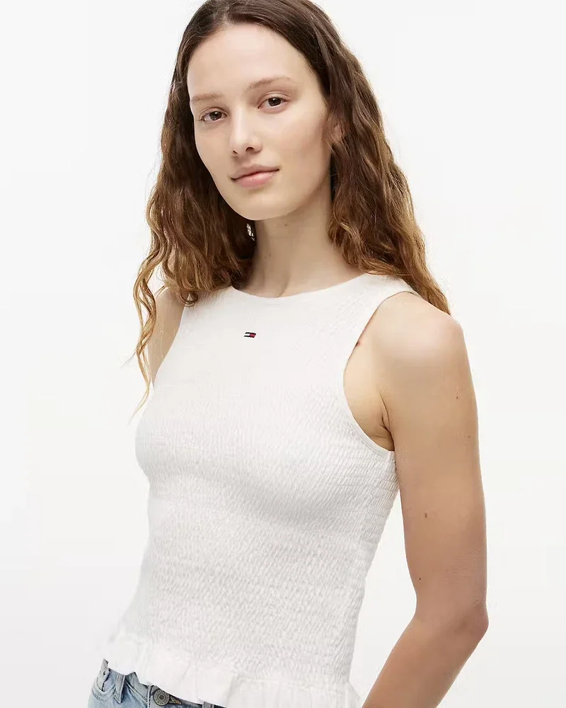 TJW SLIM SMOCK TANK Wit 1 TJW SLIM SMOCK TANK Wit 1