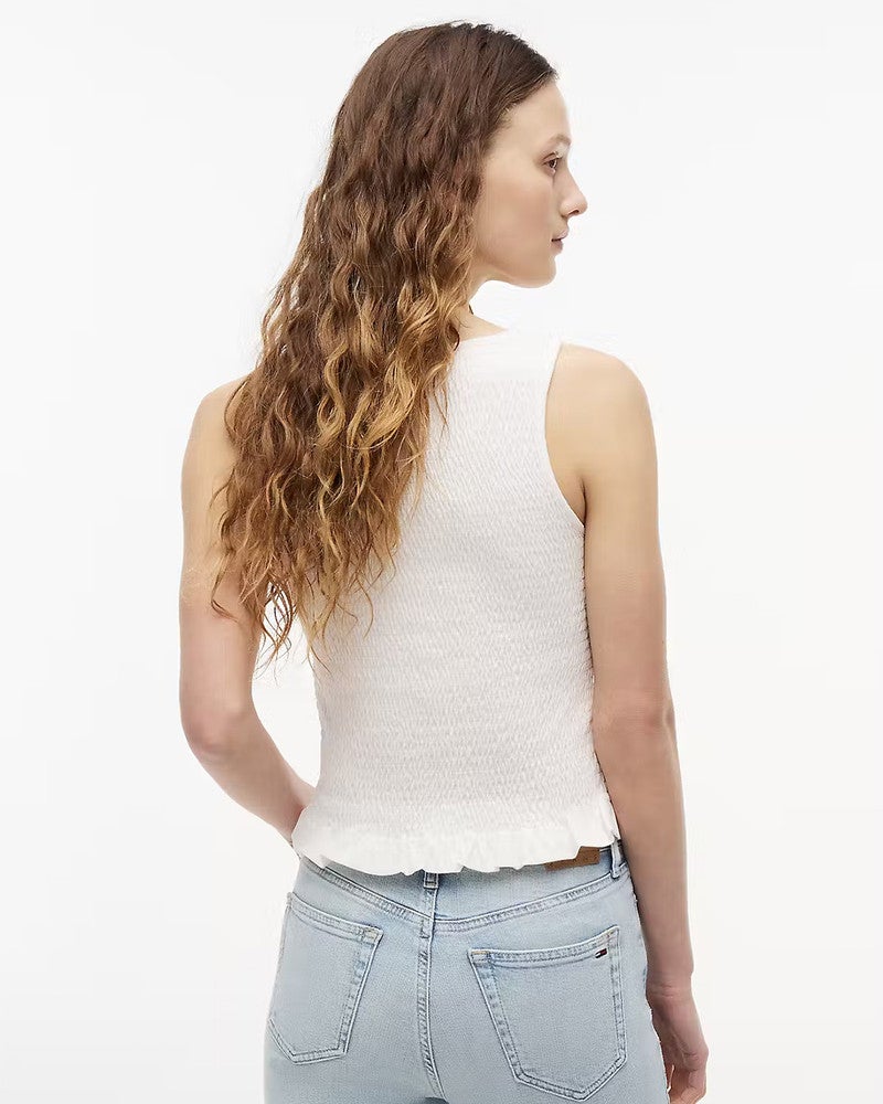 TJW SLIM SMOCK TANK Wit 1 TJW SLIM SMOCK TANK Wit 1
