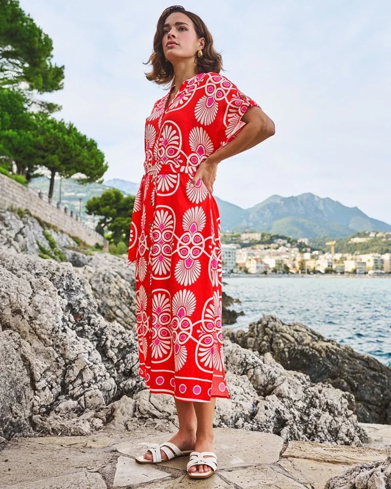 Dress long Heartfelt Rood Dress long Heartfelt Rood