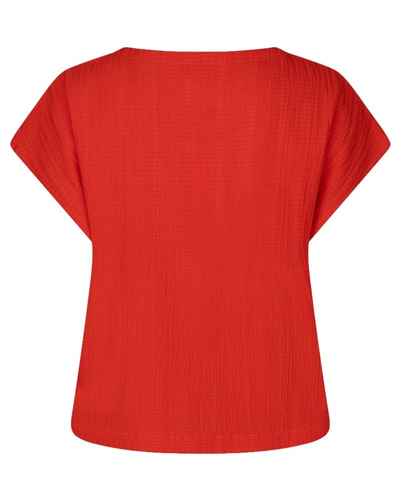 Top fancy crinkle Rood Top fancy crinkle Rood