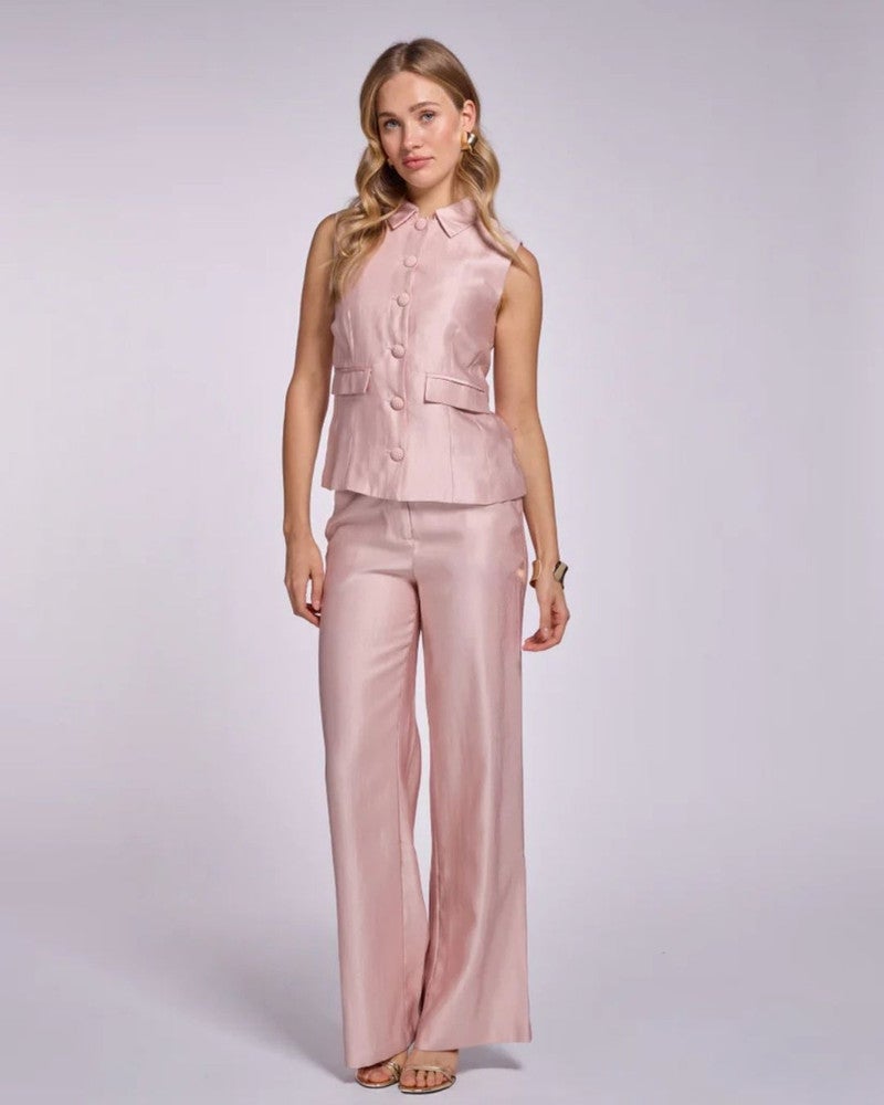 Gijsje Shiny Gilet Roze Gijsje Shiny Gilet Roze