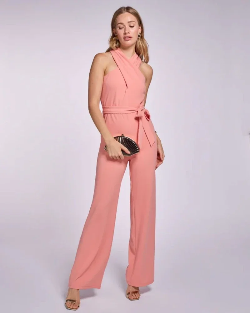 Janne Sleeveless Jumpsuit Oranje Janne Sleeveless Jumpsuit Oranje