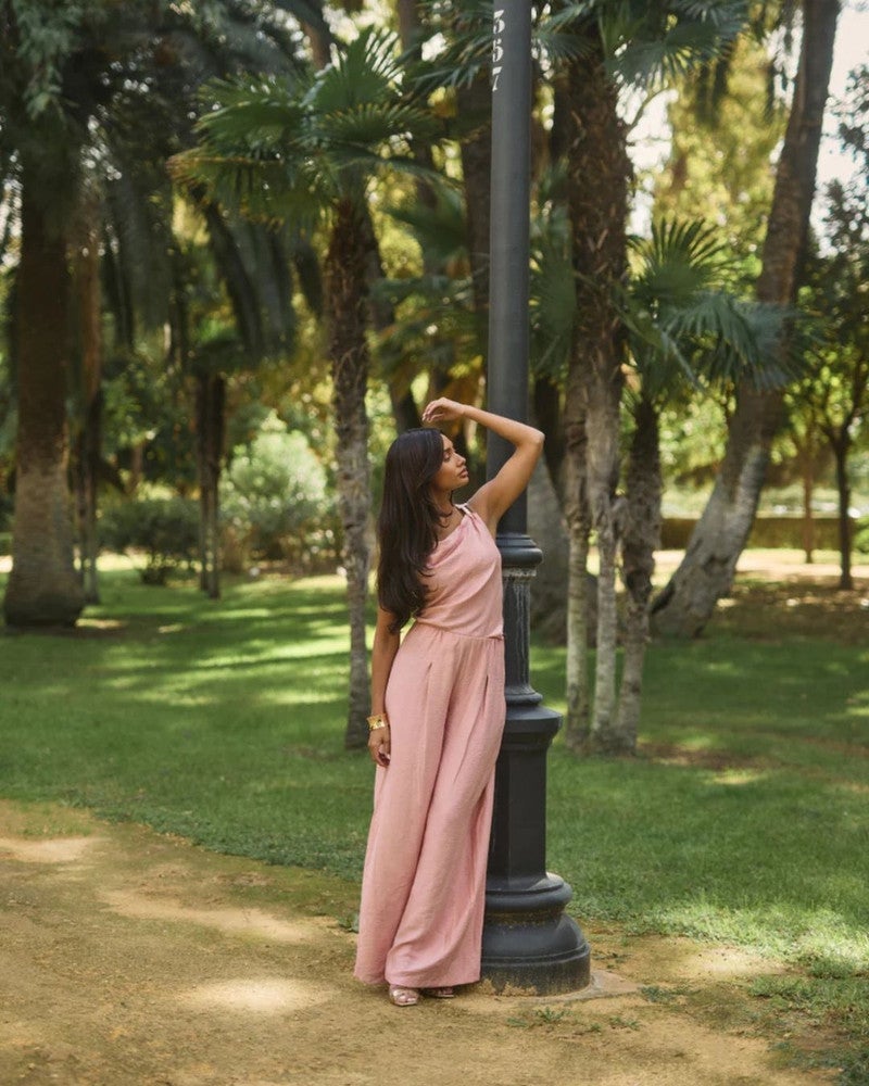Petra Wide Trouser Roze Petra Wide Trouser Roze