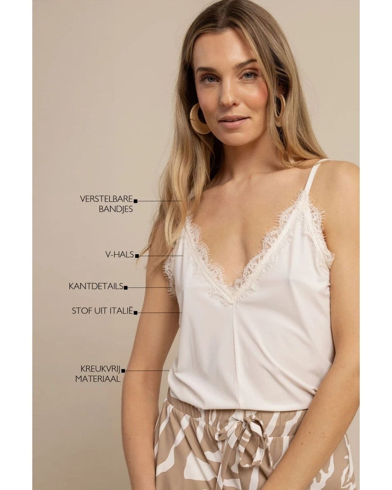 Mitzie lace top Off White Mitzie lace top Off White