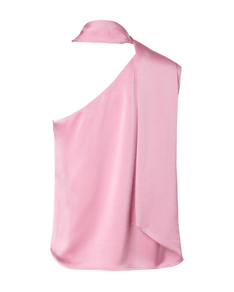 YASANNALINA ONE SHOULDER TOP Roze YASANNALINA ONE SHOULDER TOP Roze