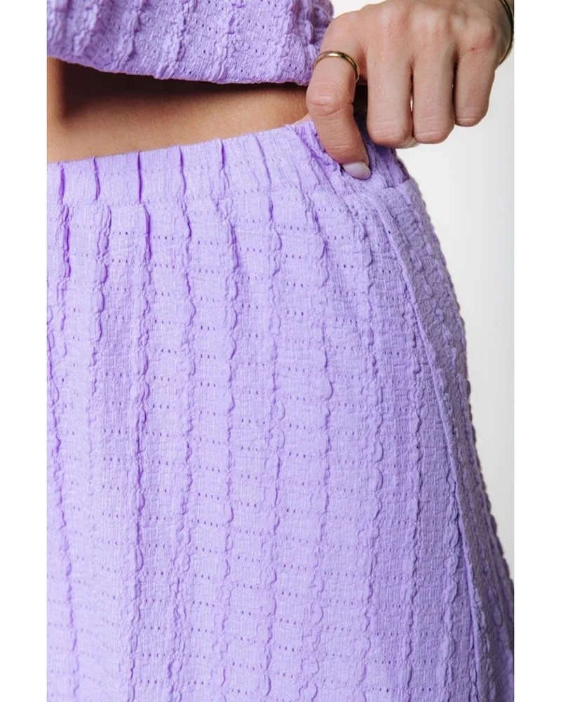 Yui Structure Maxi Skirt Paars Yui Structure Maxi Skirt Paars