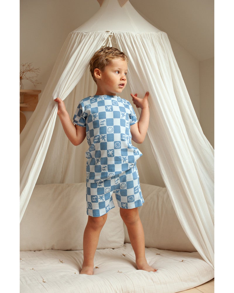 Chase Check Premium Summerwear Blauw Chase Check Premium Summerwear Blauw