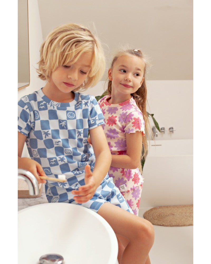 Chase Check Premium Summerwear Blauw Chase Check Premium Summerwear Blauw