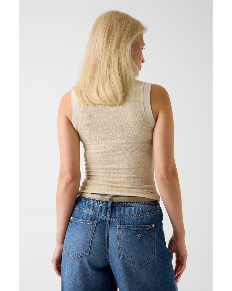 SL Francine Smock Hotfix Top Beige SL Francine Smock Hotfix Top Beige