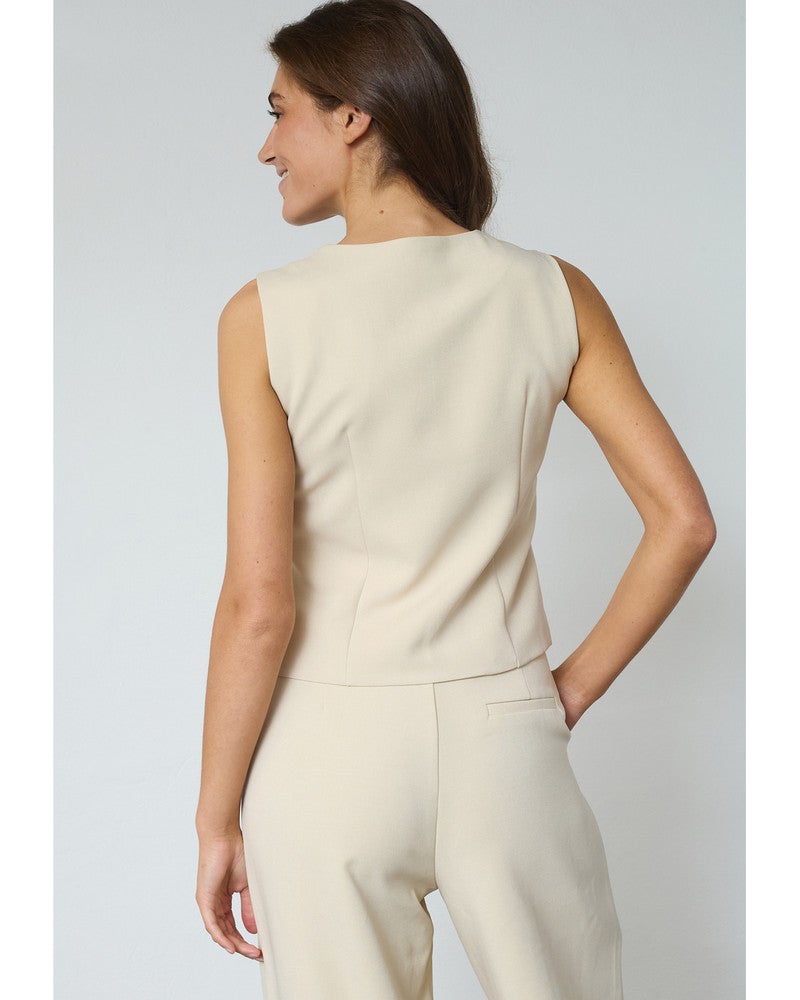 GATA-VE2 Gilet Off White GATA-VE2 Gilet Off White