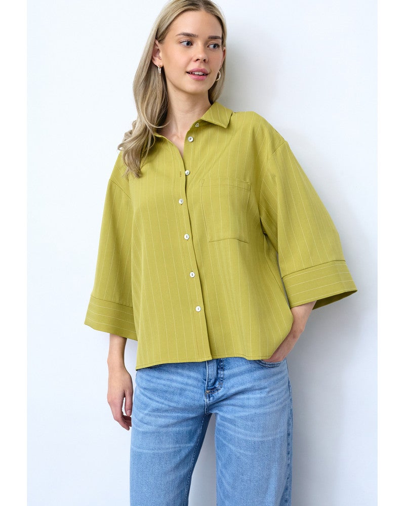 VERINA-SH.SS1 Shirts Licht Groen VERINA-SH.SS1 Shirts Licht Groen
