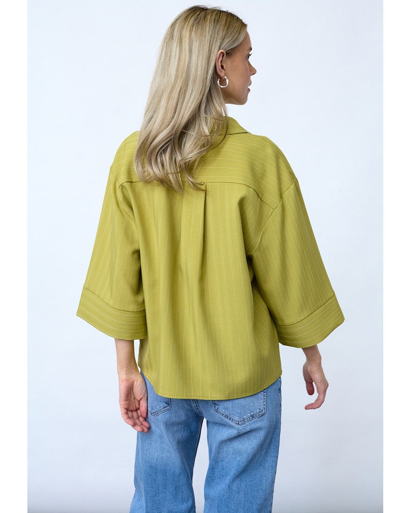 VERINA-SH.SS1 Shirts Licht Groen VERINA-SH.SS1 Shirts Licht Groen