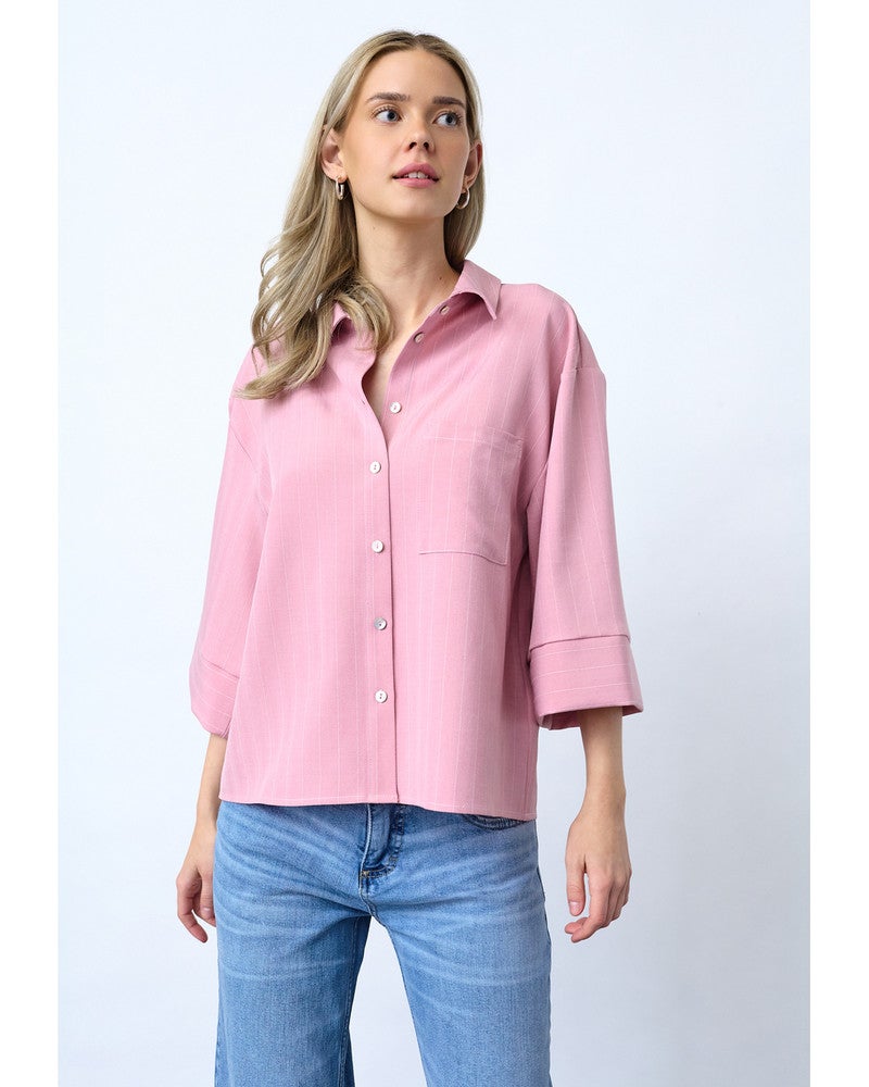VERINA-SH.SS1 Shirts Roze VERINA-SH.SS1 Shirts Roze