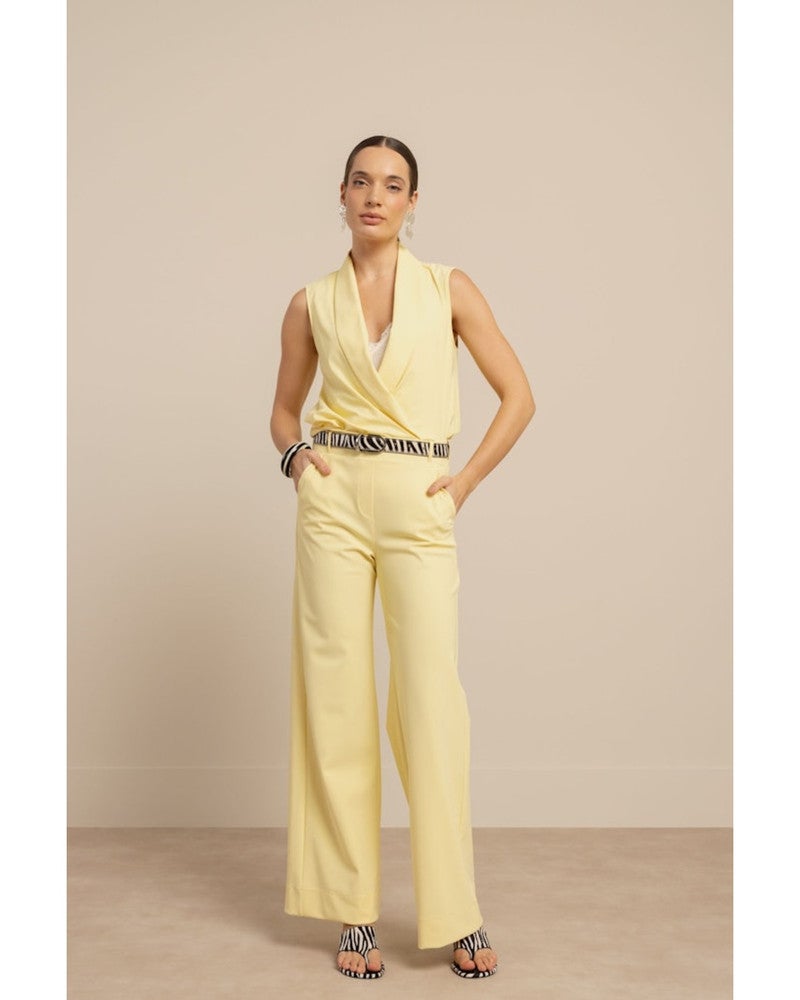 Lexie bonded trousers Geel Lexie bonded trousers Geel