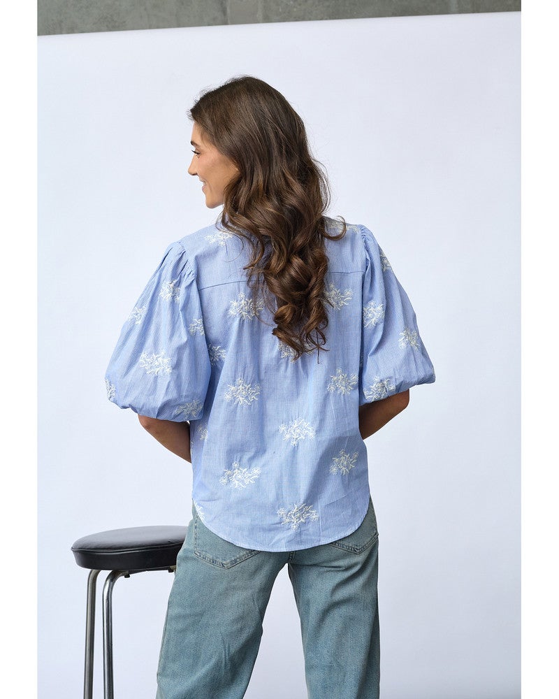ELLA-SH83 Shirts Blauw ELLA-SH83 Shirts Blauw