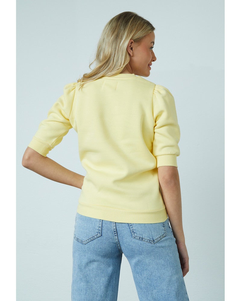 Peva Puff SS Sweat Geel Peva Puff SS Sweat Geel