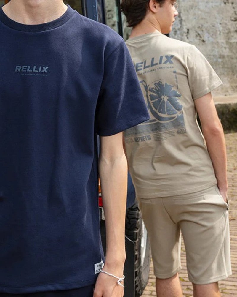 Jog Short Rellix Basic Zip Zand Jog Short Rellix Basic Zip Zand