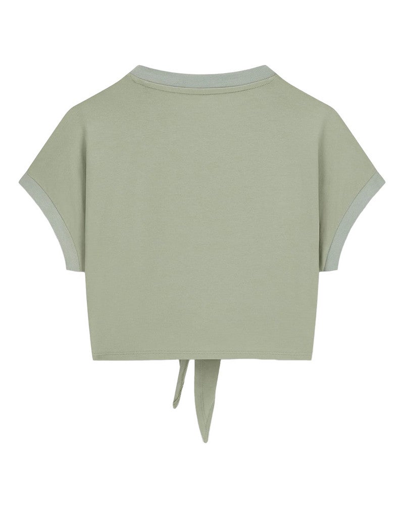 Knot SS T-shirt Basic Logo Groen Knot SS T-shirt Basic Logo Groen