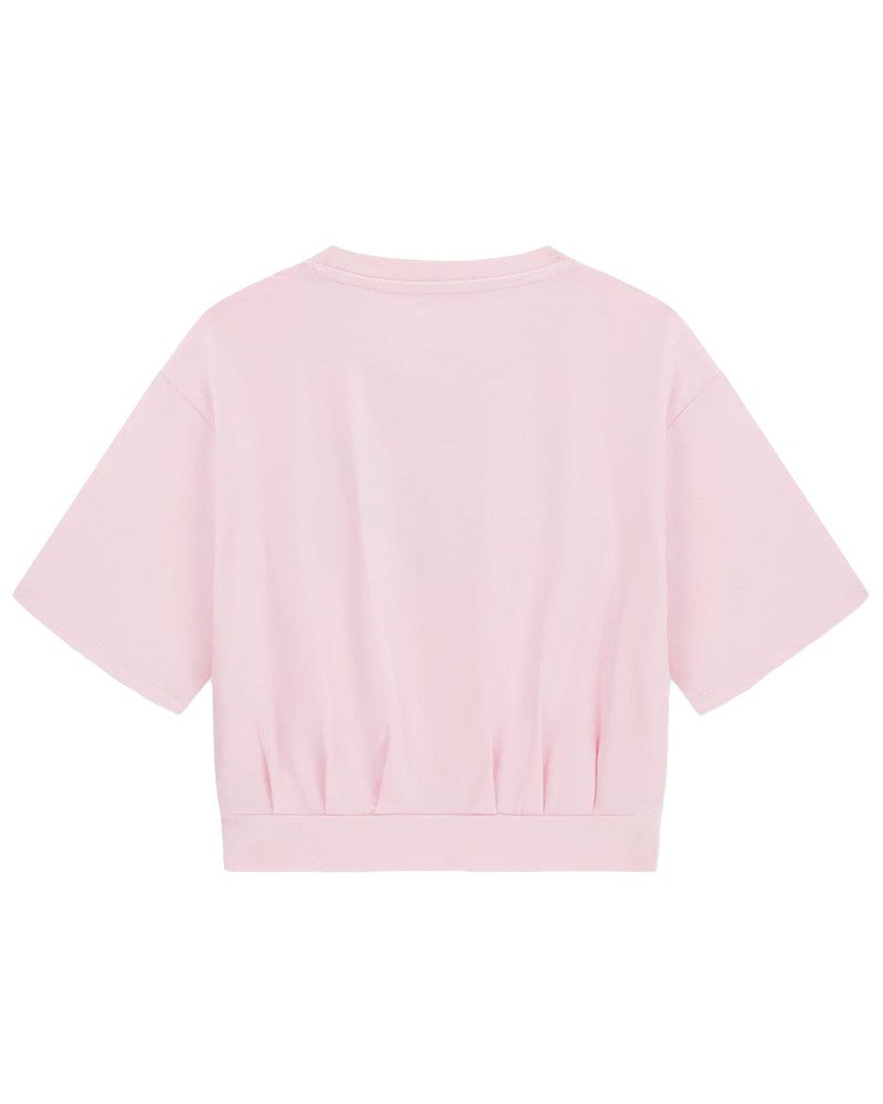Oversize Boxy SS T-Shirt Colourful Crystals Roze Oversize Boxy SS T-Shirt Colourful Crystals Roze