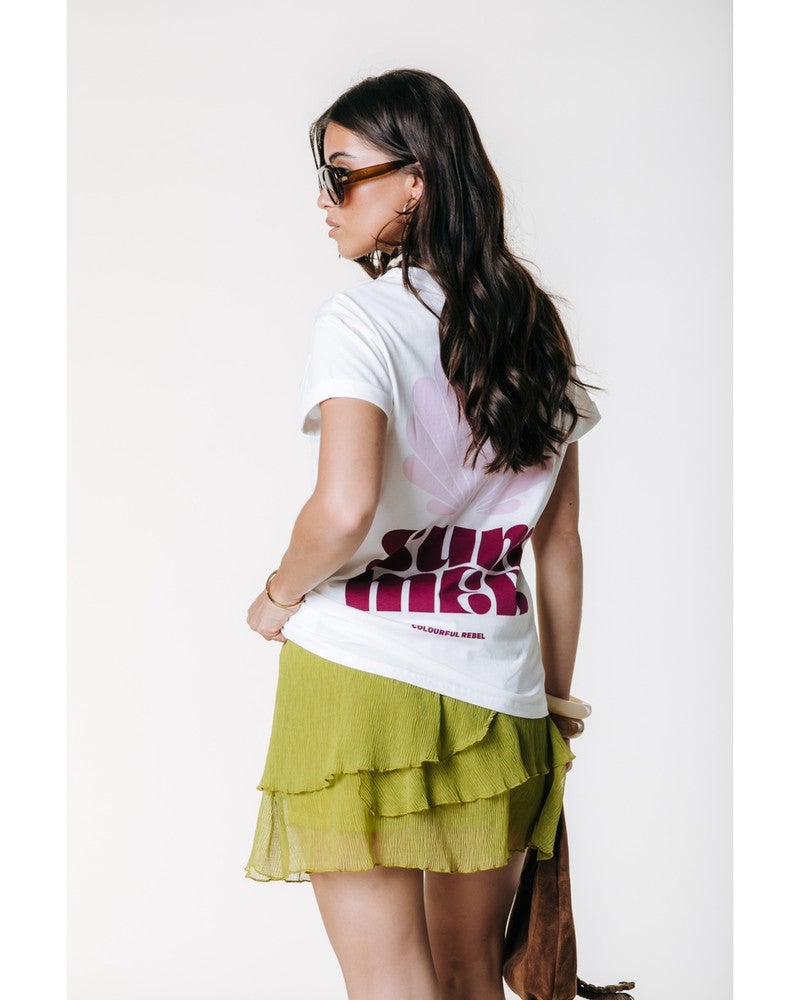 Summer Shells Boxy Tee Wit 1 Summer Shells Boxy Tee Wit 1