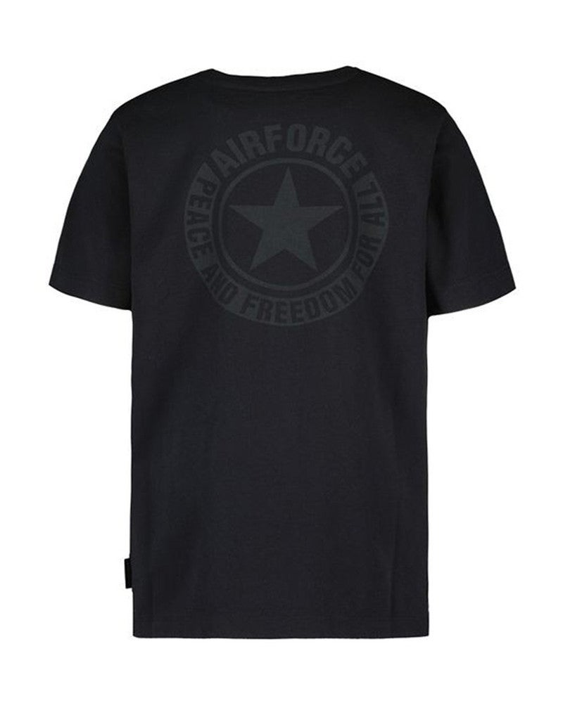 Airforce Wording Logo T-shirt Zwart 1 Airforce Wording Logo T-shirt Zwart 1