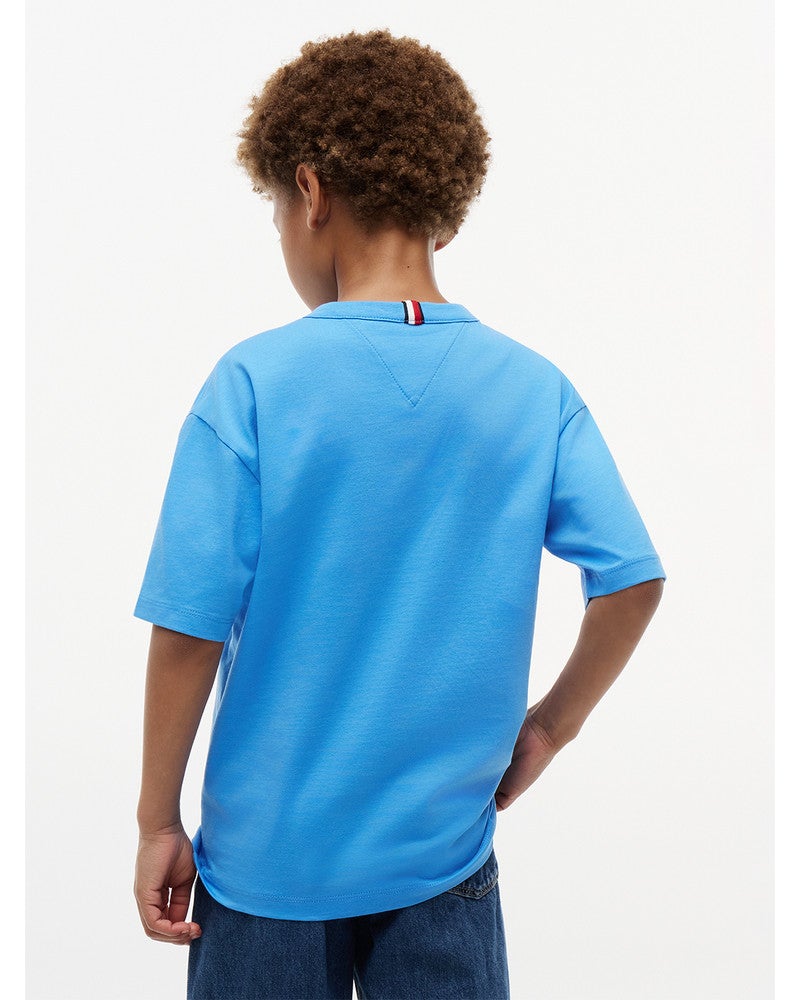 TONAL FLAG GRAPHIC T-SHIRT Blauw TONAL FLAG GRAPHIC T-SHIRT Blauw