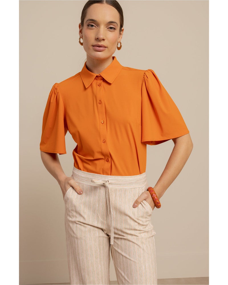 Poppy butterfly blouse Oranje Poppy butterfly blouse Oranje