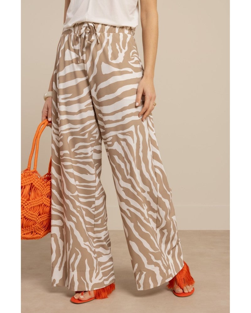 Grace zebra trousers Bruin 1 Grace zebra trousers Bruin 1