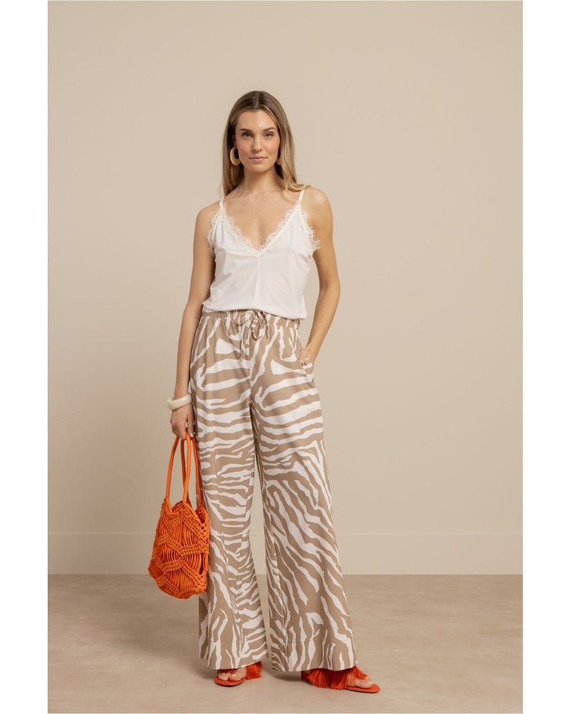 Grace zebra trousers Bruin 1 Grace zebra trousers Bruin 1