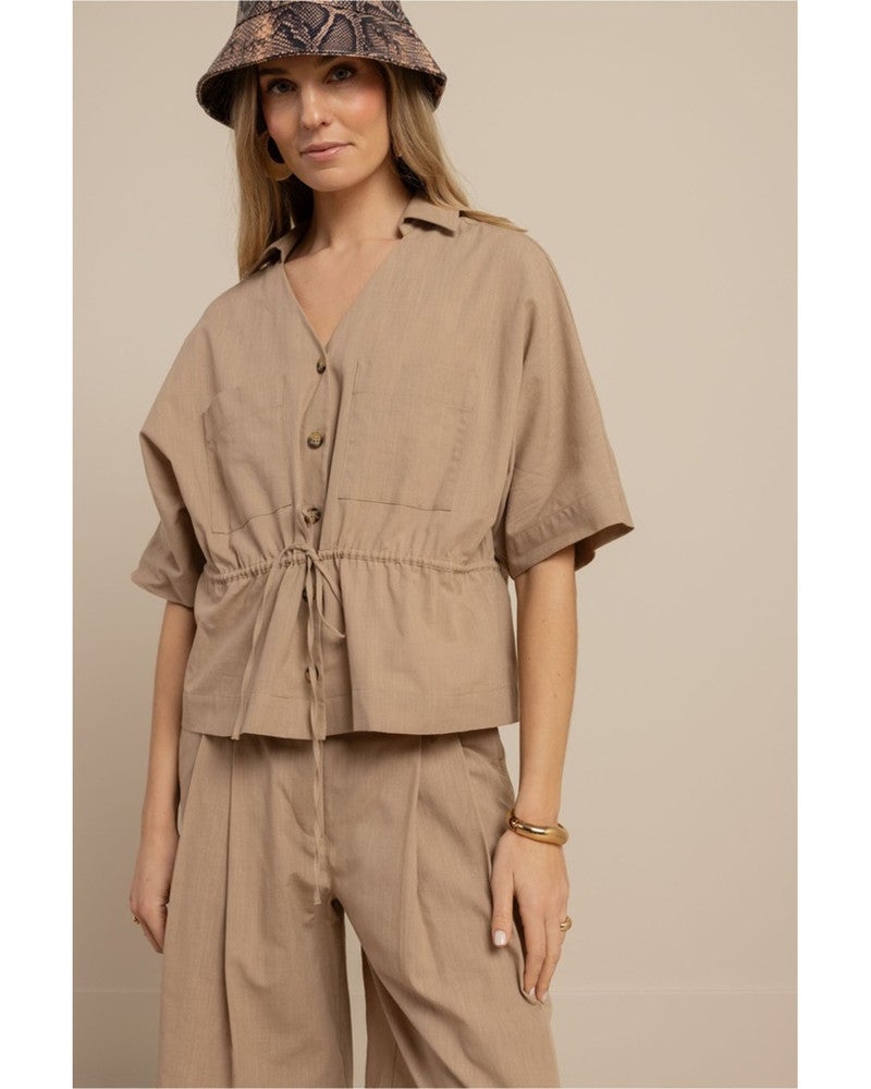 Erie linen blouse Beige Erie linen blouse Beige