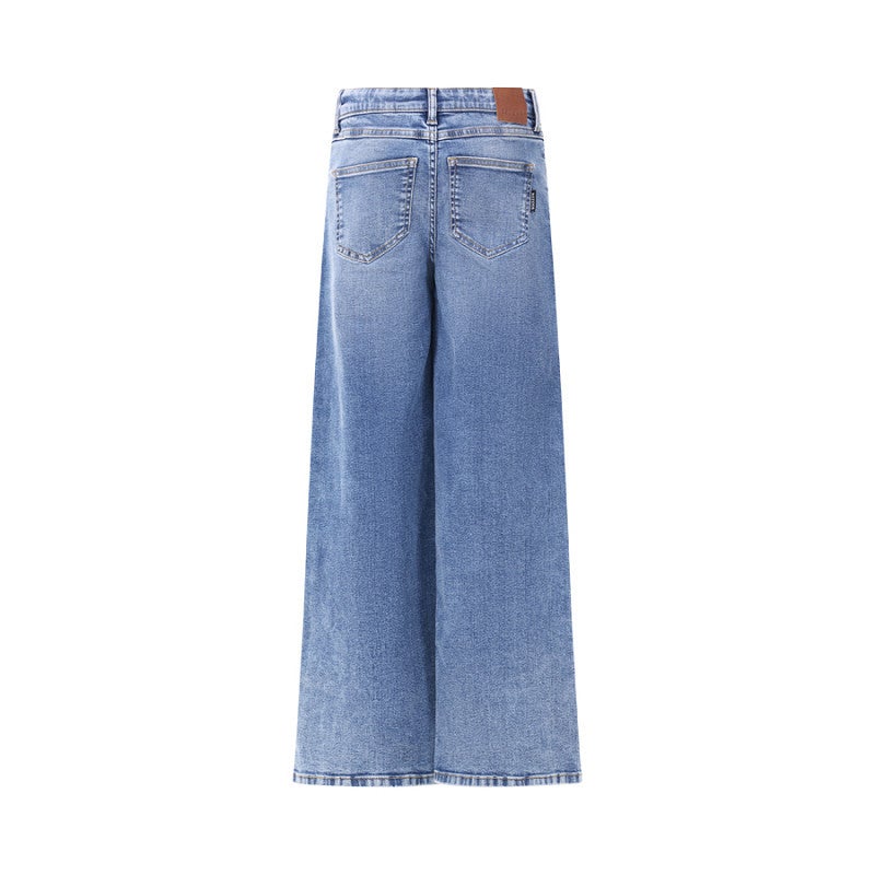 Wide Leg Fit Jeans Blauw Wide Leg Fit Jeans Blauw