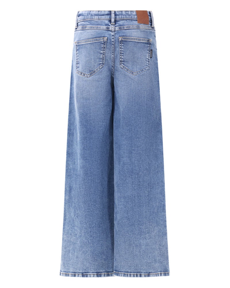 Wide Leg Fit Jeans Blauw Wide Leg Fit Jeans Blauw