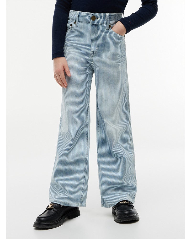MABEL DENIM STRIPE JEANS Licht Blauw MABEL DENIM STRIPE JEANS Licht Blauw