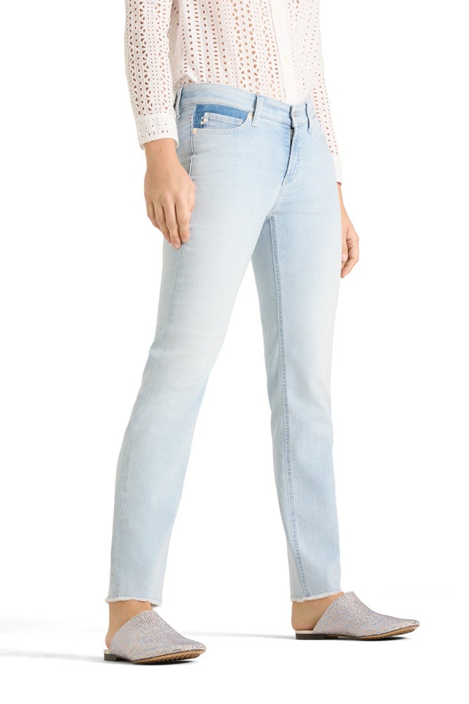 Feminine HR Superstrecth Piper Cropped Blauw Feminine HR Superstrecth Piper Cropped Blauw