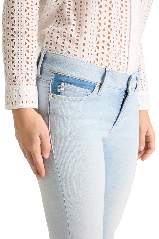 Feminine HR Superstrecth Piper Cropped Blauw Feminine HR Superstrecth Piper Cropped Blauw
