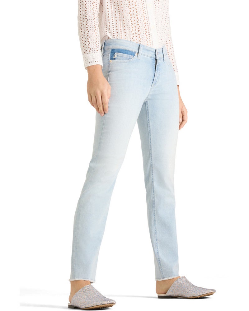 Feminine HR Superstrecth Piper Cropped Blauw Feminine HR Superstrecth Piper Cropped Blauw